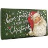 English Soap Company Vianočné tuhé mydlo Santa Klaus Pomaranč & Škorica 190 g