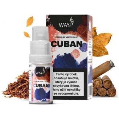 Way To Vape Cuban e-liquid 10 ml 18 mg