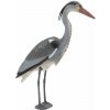 ProGarden Záhradná plastová figúrka Heron, 72x50 cm, sivá