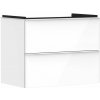 Hansgrohe Xelu Q Umývadlová skrinka, 63x78x50 cm, 2 zásuvky, lesklá biela/matná biela 54027700-HG