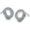 Hot Diamonds Strieborné náušnice Hot Diamonds Emozioni Saturno Clear DE408
