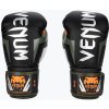 Boxerské rukavice Venum Elite black/silver/kaki (12 oz)