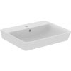 Ideal Standard Connect Air - Umývadlo Cube, 55x46x16 cm, s prepadom, otvor na batériu, biela E029901