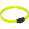 KARLIE Visio Light LED USB nabíjací obojok pre psov žltý 65 cm