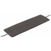 Muuto Textilný podsedák Linear Steel Bench 110, dark grey