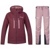 Dámský lyžařský komplet Noren Port royale 36 + Soren Deauville mauve 36