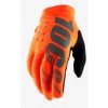 100% rukavice Brisker Fluo Orange/Black 100% 10016-260