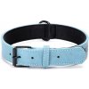 Obojok Nobleza s prackou pre psa XL (š.3,9cm x d.72cm) - 3 farby Farba: Modrá