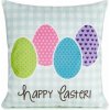 EUROFIRANY VEĽKONOČNÁ DEKORAČNÁ OBLIEČKA NA VANKÚŠ EASTER1 45X45 CM VZOROVANÁ