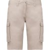Kariban Bermudy Kariban K756, dámské COT20K756125v2-beige 46 Béžová