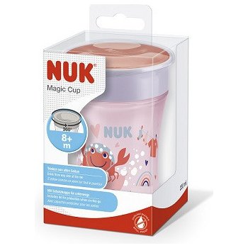 Nuk hrnek Magic Cup s víčkem 230ml modrá