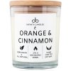 Infinity candles Vonná sviečka - Pomaranč a Škorica 300 ml VSV003 +Darčeková krabička zadarmo