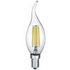 TRIO 990-4470 LED žiarovka filament E14 4W/470lm 2700K D35mm priehľadná switchdimmer, plamienok