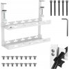 Maclean Organizér kabelů pod stůl max. zatížení 5 kg 2 úrovně bílá MC-104 W