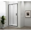 Polysan EASY BLACK otočné sprchové dvere 760-900mm, číre sklo EL1615B