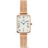 Daniel Wellington Quadro 20x26 Roman Numerals Date Melrose White Rose Gold DW00100860