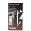 Audio kabel Cellularline Aux Music Cable, konektory Ligtning + 3,5 mm jack, MFI certifikace, bílý
