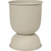 Ferm Living Kvetináč Hourglass, extra malý – kašmírový