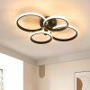 LED Stropné Svietidlo Čierne Okrúhle Moderné do Obývačky 56W 3000K