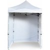 Nožnicový Párty stan 2x2m Oceľový Standard - 4ks plné bočnice Farba: Biela