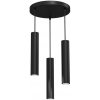 Luminex Luster na lanku RAITO 3xGU10/8W/230V čierna LU0098 + záruka 3 roky zadarmo