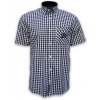 Košeľa pánska Erik and Sons Alro - čierna-biela, 4XL