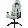 AROZZI herní židle TORRETTA Soft Fabric v2/ látkový povrch/ perlově zelená