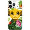 AppleMix DISNEY kryt pre Apple iPhone 14 Pro - Leví kráľ - Simba - gumový - priehľadný