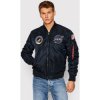 ALPHA INDUSTRIES Bunda MA-1 VF NASA LP - modrá (166107LP/07)
