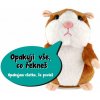 Teddies Škrečok Mireček opakujúci vety 18 cm na batérie 12 x 20 x 10 cm