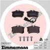 ZIMMERMANN Sada brzdových platničiek kotúčovej brzdy 23829.170.1