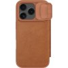 Nillkin Qin Book PRO Puzdro pre Apple iPhone 17 Pro Brown