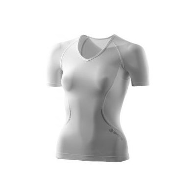Skins A400 Womens Top Short Sleeve White