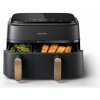 Philips Airfryer 3000 Series Dual Basket NA35200, 9L Black EU