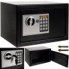 Security XL digitálny elektronický trezor 200x 310x200mm čierny 10L + kľúč