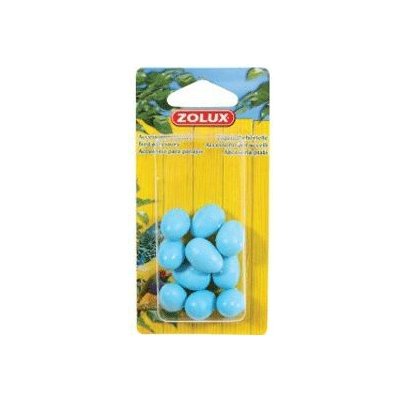 Falešná vejce kanárek 10ks modrá Zolux