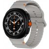 VSETKONAMOBIL 116974 WAVY Silikónový remienok pre Samsung Galaxy Watch8 / Watch8 Classic šedý