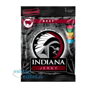 Indiana Jerky Hovězí Hot & Sweet 25 g