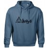 Harry - Always - Oversized mikina pánska Moon - kratšia + širšia - M ( Denim )