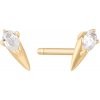 ANIA HAIE Earring Afterglow Gold 14K with white sapphire EAU007-03YG