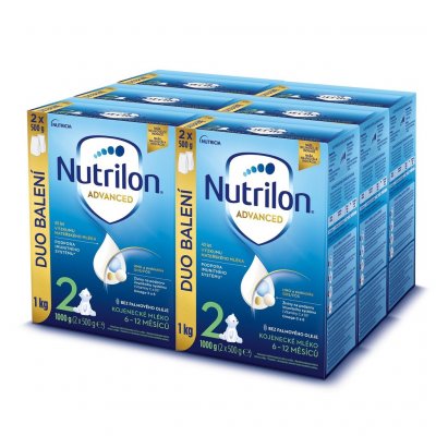 Nutrilon 2 Advanced DUO balenie 6 x 1 kg