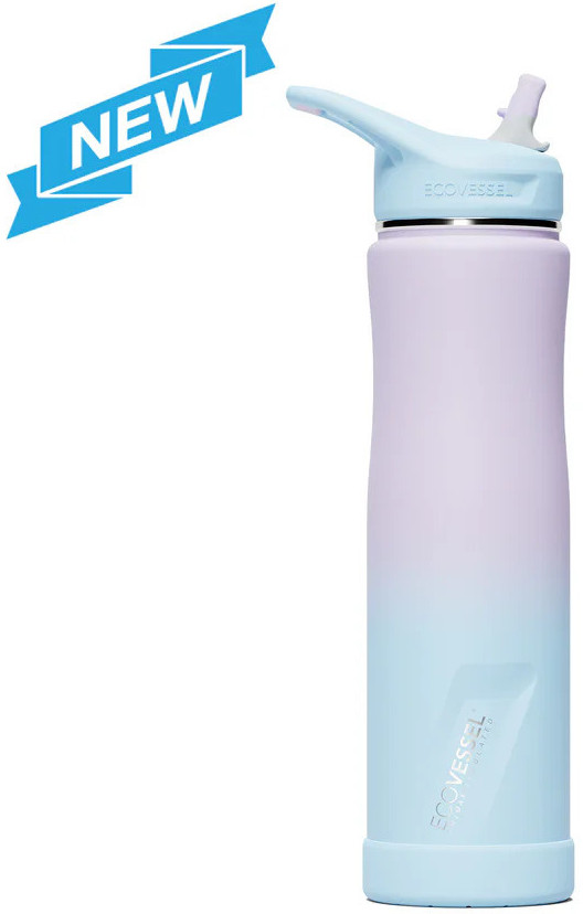 Eco Vessel Termo fľaša so slamkou SUMMIT 700 ml Floral Puff