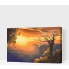 Vymalujsisam.sk Maľovanie podľa čísiel Západ slnka nad oceánom a papagáje Veľkosť 40 x 60 cm Rám Na kartónovej doske
