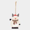 Darček / Prívesok na vianočný stromček WOODEN RUDOLPH, hnedá
