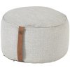 Puff taburetka sivá 58 cm