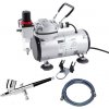 Fengda Airbrush Set - Striekacia pištoľ BD-130 + Kompresor AS-18-2 + Hadica BD-24 + Držiak