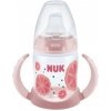 NUK Hrnček First Choice s úchytkami Snow- sivý, 6 - 18 m, ružový