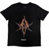 Bring Me The Horizon - Flame Hex & Text Logo (Black) (tričko) Large