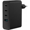 Univerzální USB nabíječka Natec GaN 100W, 3X USB-C, 1X USB-A, Černá NUC-2234