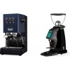 Gaggia New Classic E24, blue + Rocket Espresso SPLUGA, black